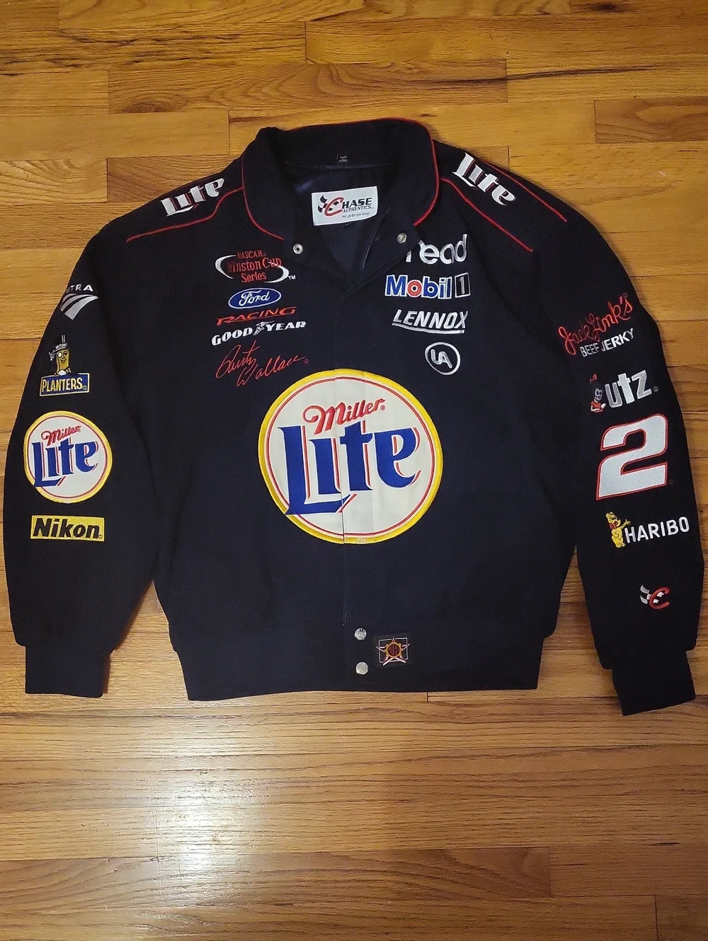 Vintage Rusty Wallace #2 NASCAR Racing Jacket